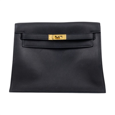 愛馬仕 Hermes Kelly Danse 側背 斜背 肩背包 KLD Y刻 黑KELLY DANSE 原廠盒子