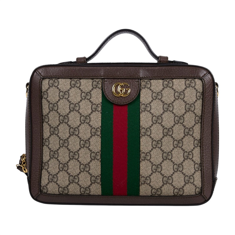 古馳 GUCCI Ophidia GG 小型 肩背包 550622 K05NG 棕OPHIDIA化妝箱 大 防塵袋/背帶