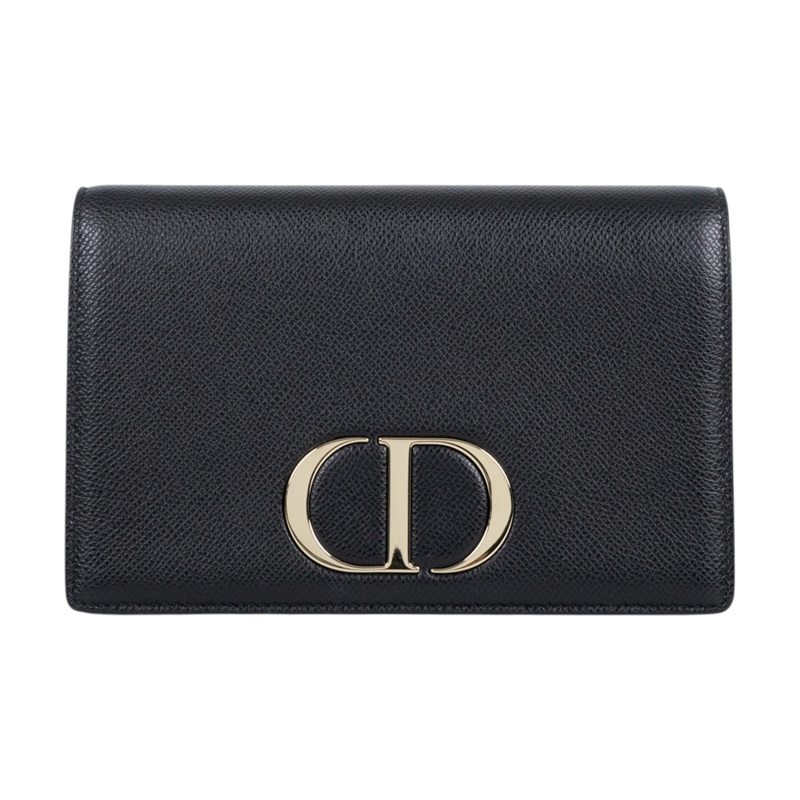 迪奧 CHRISTIAN DIOR 30 Montaigne 二合一 手拿包 S2086OBAE 黑銀二合一WOC 防塵袋/背帶