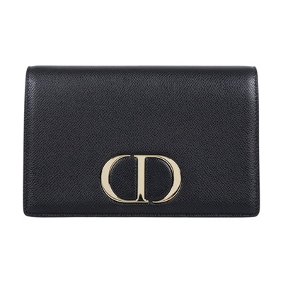 迪奧 CHRISTIAN DIOR 30 Montaigne 二合一 手拿包 S2086OBAE 黑銀二合一WOC 防塵袋/背帶