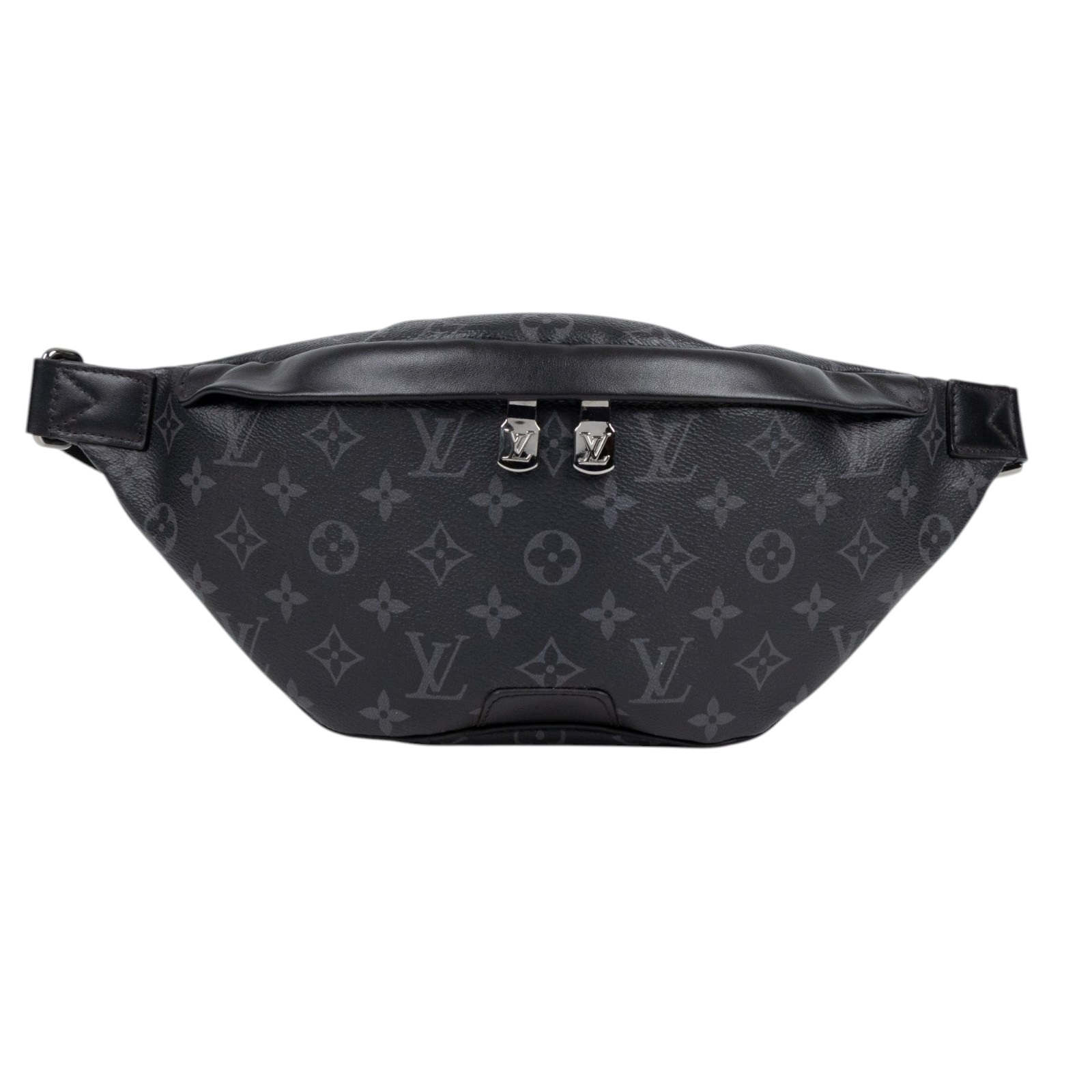 路易威登 LOUIS VUITTON Discovery PM 腰包 Eclipse 黑色 M46035 黑原花腰包 無附屬品