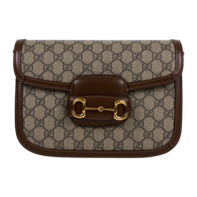古馳 GUCCI 1955 馬銜扣 肩揹袋 602204 92TCG 棕GG紋1955馬鞍包 無附屬品
