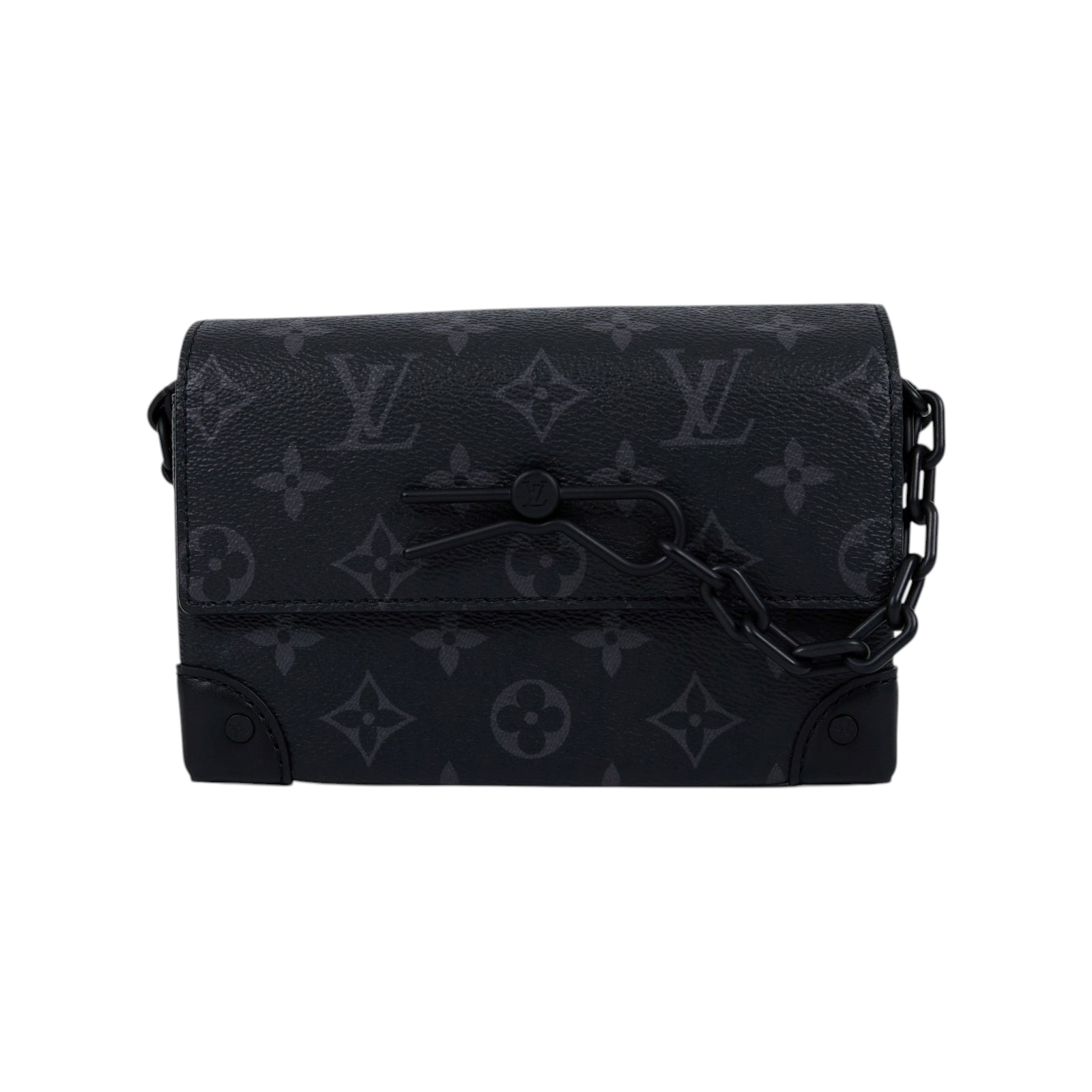 路易威登 LOUIS VUITTON Steamer 隨身錢包 肩背 M81783 晶片款 黑原花STEAMER 原廠盒子/防塵袋/購買證明