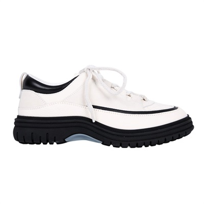 香奈兒 CHANEL 25B Trainers 球鞋 休閒鞋 G46258_39 白麂皮運動鞋#39 無附屬品