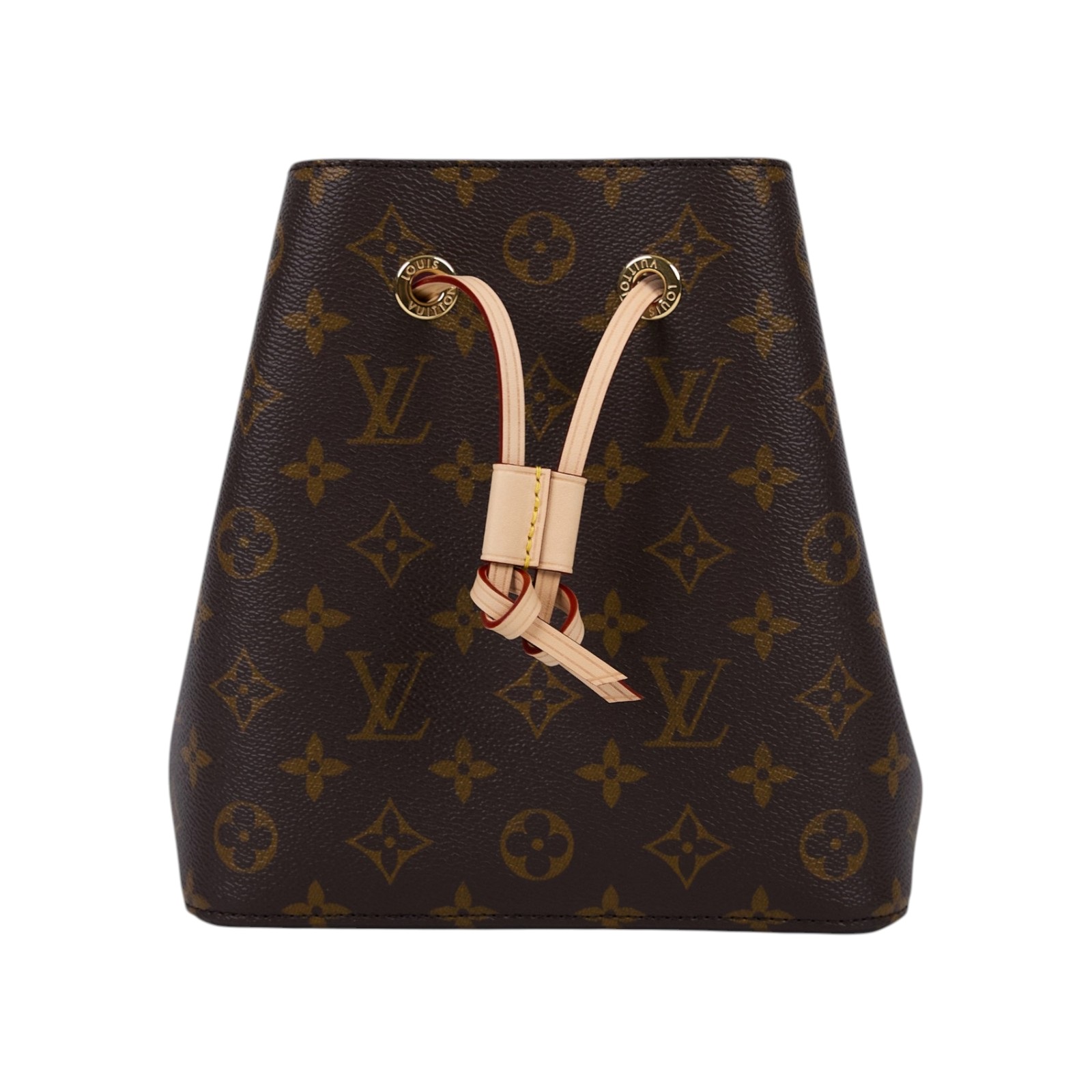 路易威登 LOUIS VUITTON Néonoé BB 經典帆布 束口水桶包 M46581 晶片款 原花Néonoé BB 原廠盒子/防塵袋/背帶2/購買證明