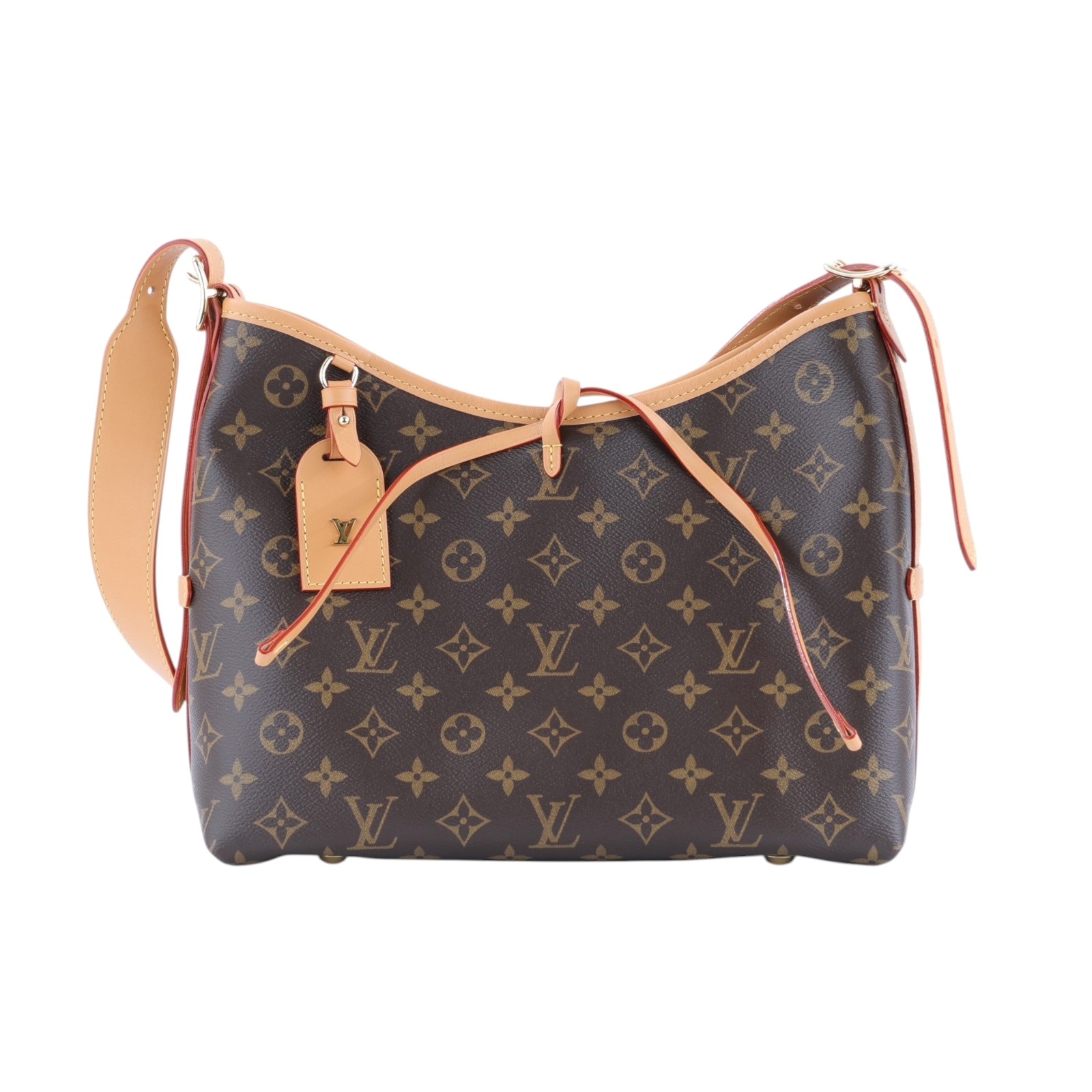 路易威登 LOUIS VUITTON CarryAll PM 原花 肩背包 M46203 晶片款 原花CARRYALL PM 原廠盒子/防塵袋/內袋