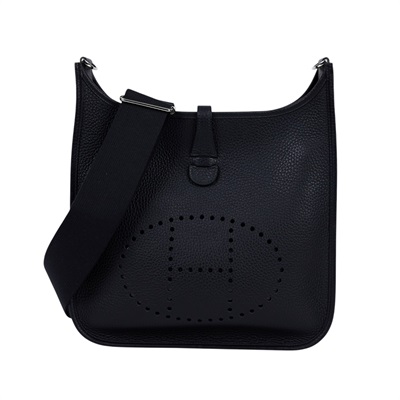 愛馬仕 Hermes Evelyne Bag 伊芙琳包 29 馬蹄型 EV29 W UY 003 TM  原廠盒子/防塵袋/背帶/購買證明
