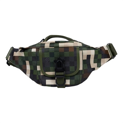 路易威登 LOUIS VUITTON Motion 腰包 斜背包 肩背包 M24446 綠棋盤格腰包 原廠盒子/防塵袋