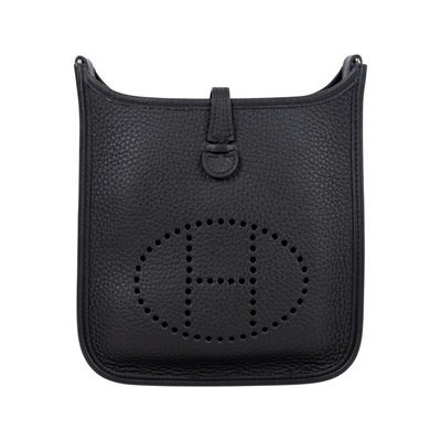 愛馬仕 Hermes Evelyne 16 Amazone bag 伊芙琳包 黑色 銀色五金 H069426CKAV /K BS 006 ZB  背帶/防塵袋2/購買證明/原廠盒子