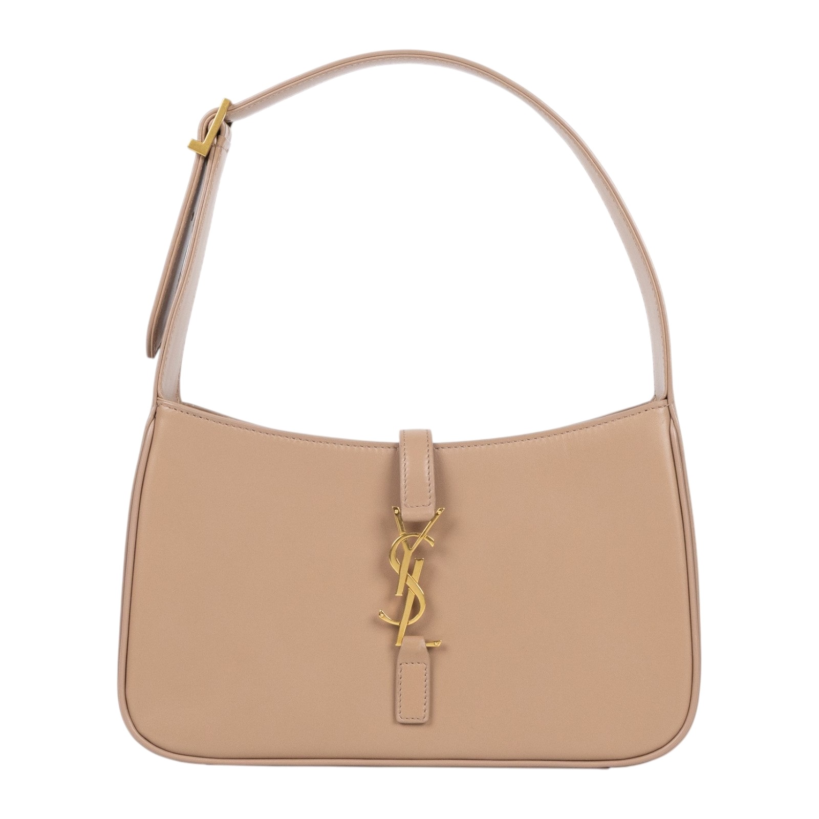 聖羅蘭 YSL SAINT LAURENT LE 5 À 7 滑面皮革 HOBO 手袋 手提包 6572282R20W 奶茶LE 5 À 7皮革HOBO 防塵袋