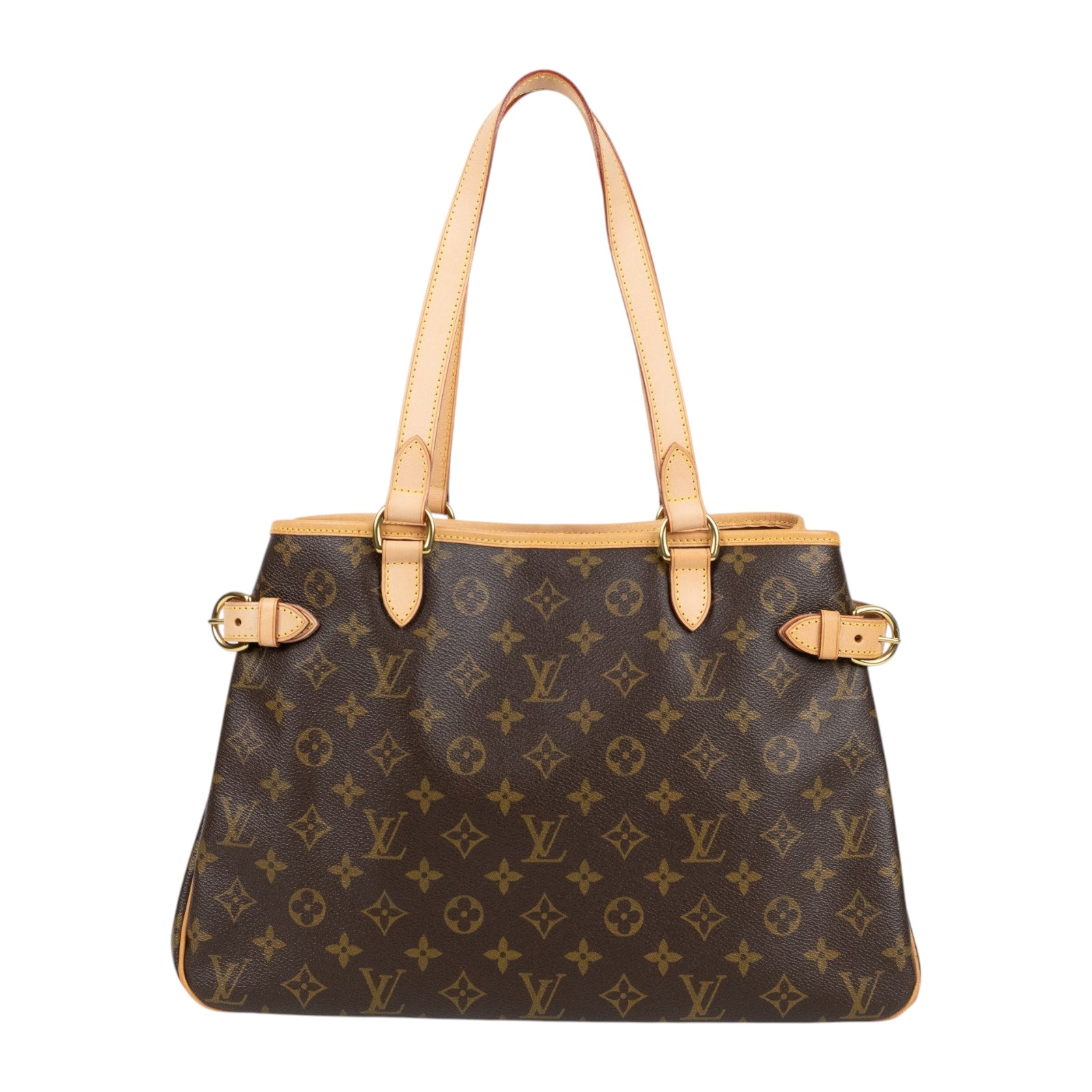 路易威登 LOUIS VUITTON Batignolles 原花 肩背 名媛包 橫式手提包 M51154  防塵袋