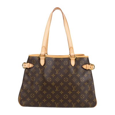 路易威登 LOUIS VUITTON Batignolles 原花 肩背 名媛包 橫式手提包 M51154  防塵袋