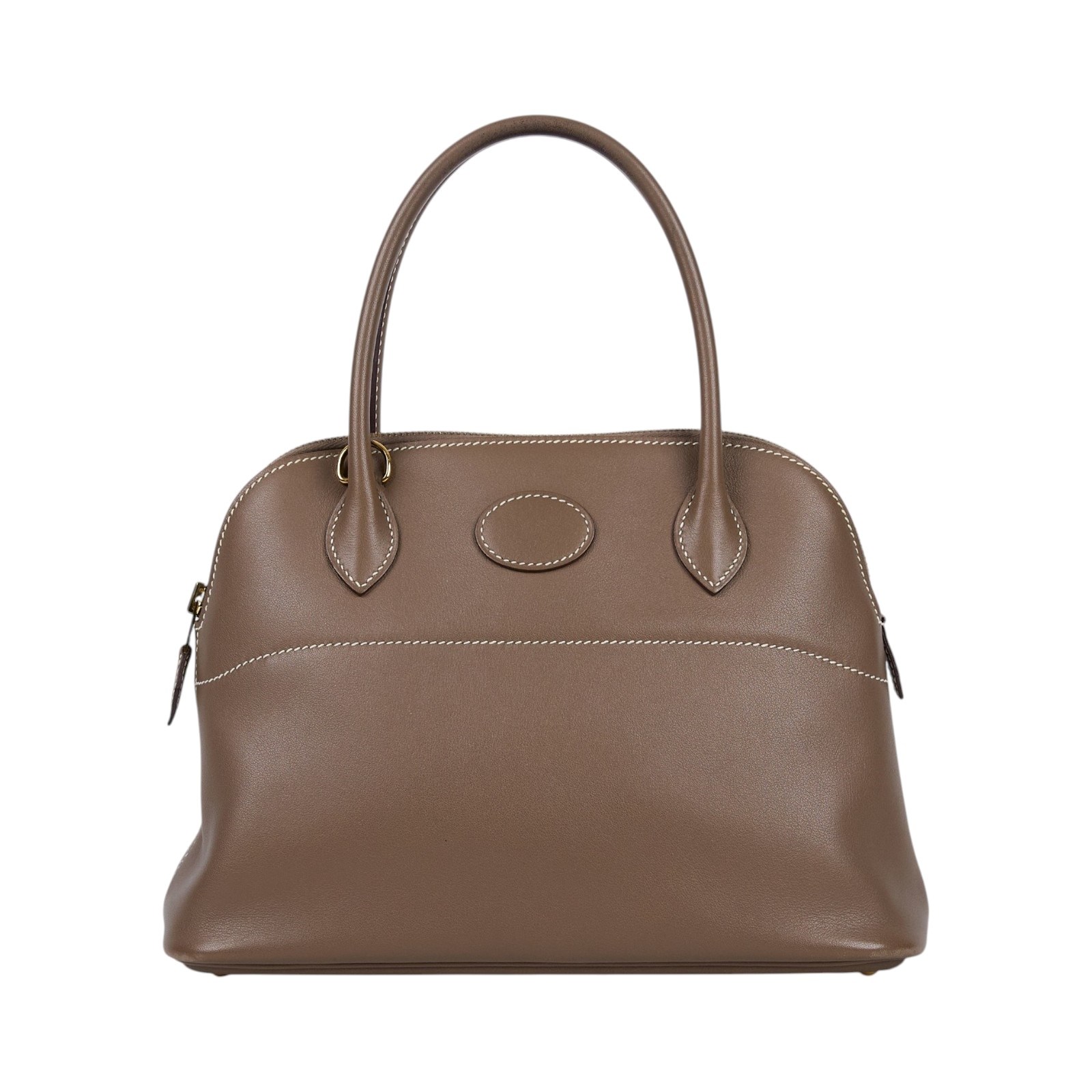 愛馬仕 Hermes Bolide Bag 柏莉包 27 金色五金 大象灰 H047653CC18 /A SA 011 WU  原廠盒子/防塵袋/背帶/購買證明