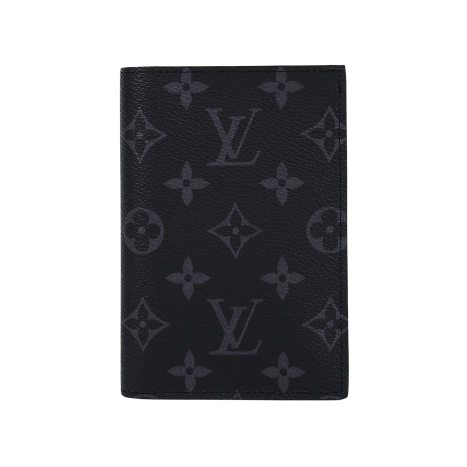 路易威登 LOUIS VUITTON 護照封套 帆布 黑色 M64501 晶片款 黑原花護照夾 原廠盒子/防塵袋