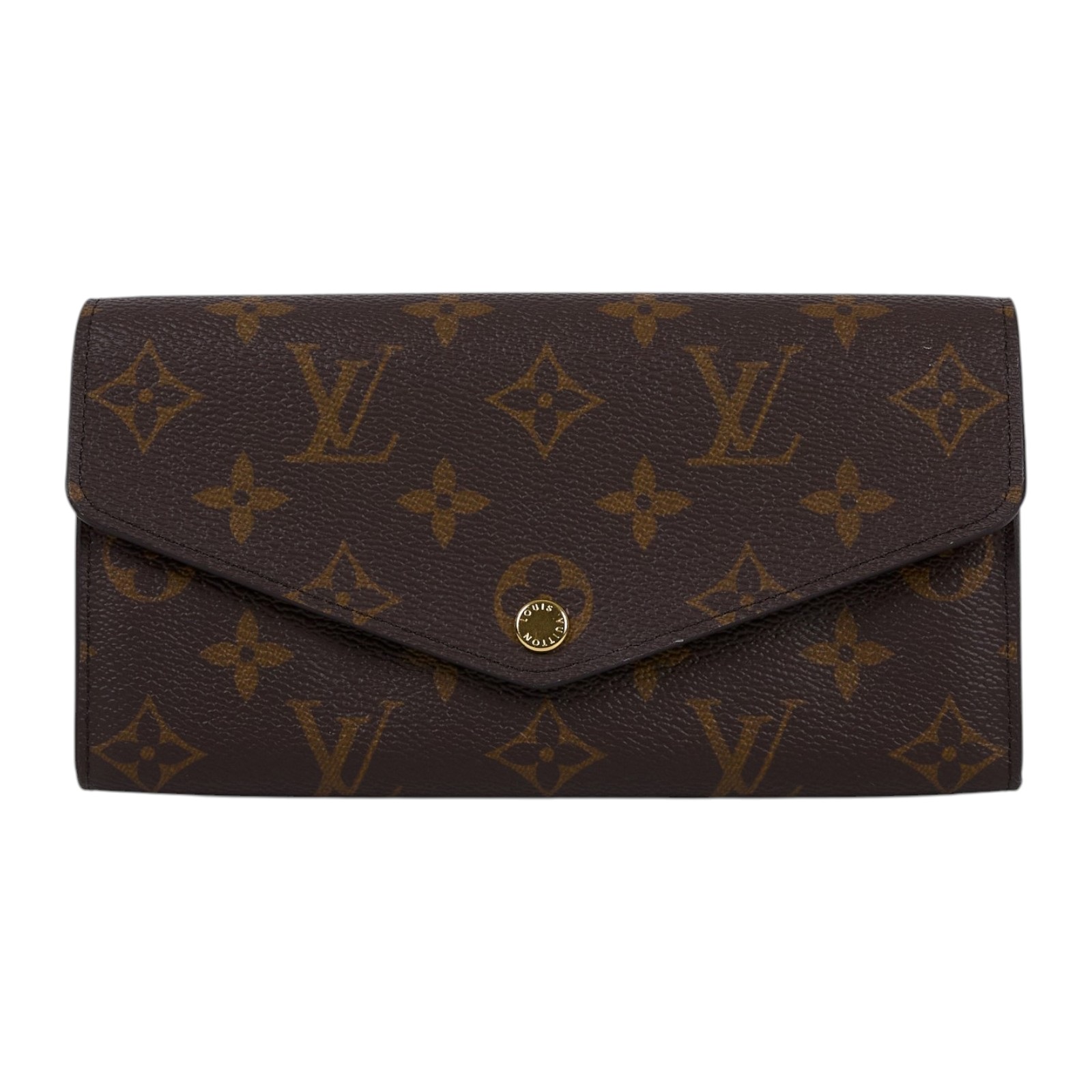 路易威登 LOUIS VUITTON Sarah 錢包 口蓋長夾 罌粟紅色 M62236 原花 Sarah 長夾 原廠盒子/防塵袋