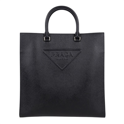 普拉達 PRADA Triangle 手提包 肩背包 斜背包 2VG084_2FAD 黑色SOFFIANO公事包 2WAY 防塵袋/背帶