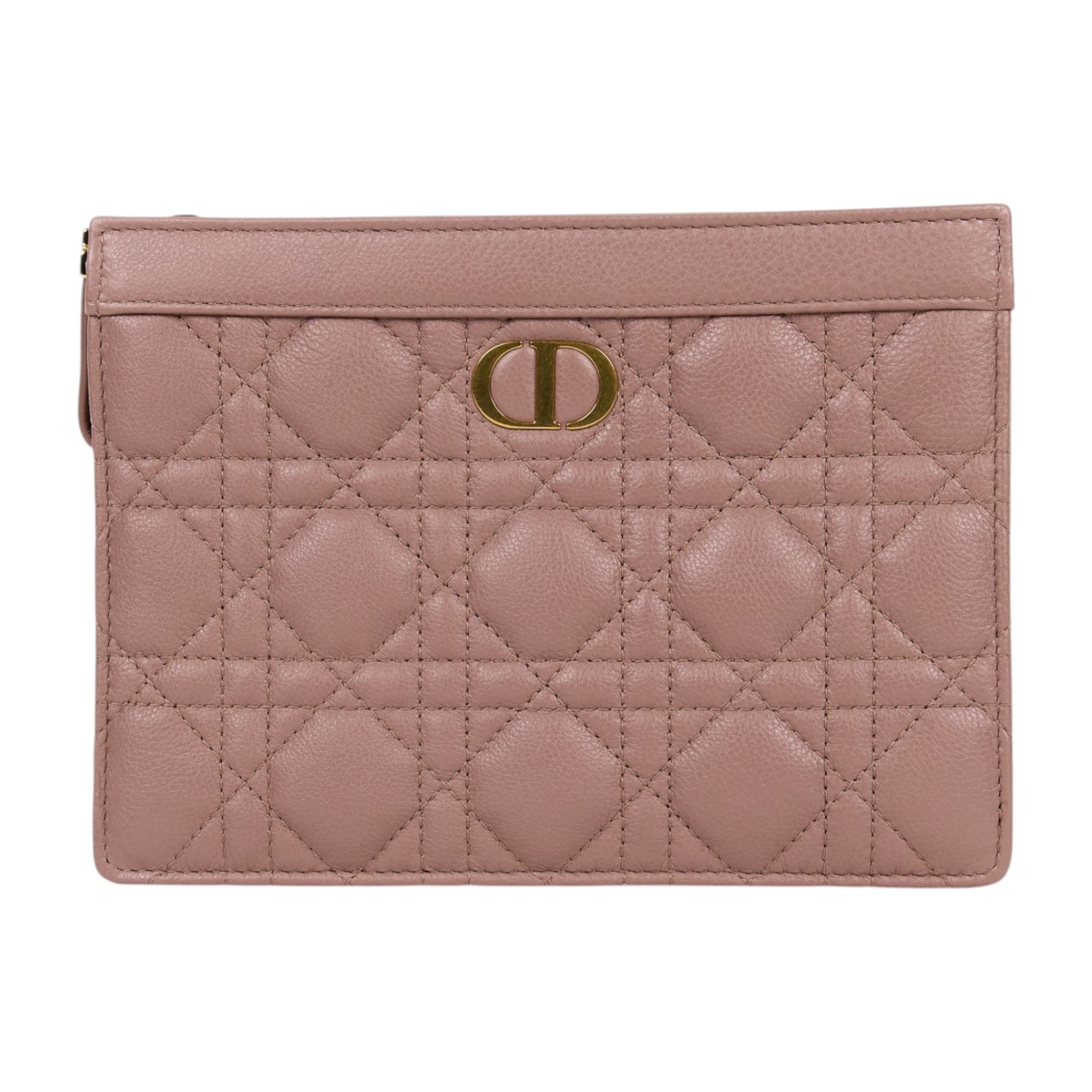迪奧 CHRISTIAN DIOR Caro Pouch With Chain 拉鍊 鏈帶包 S5106UWHC  防塵袋/背帶