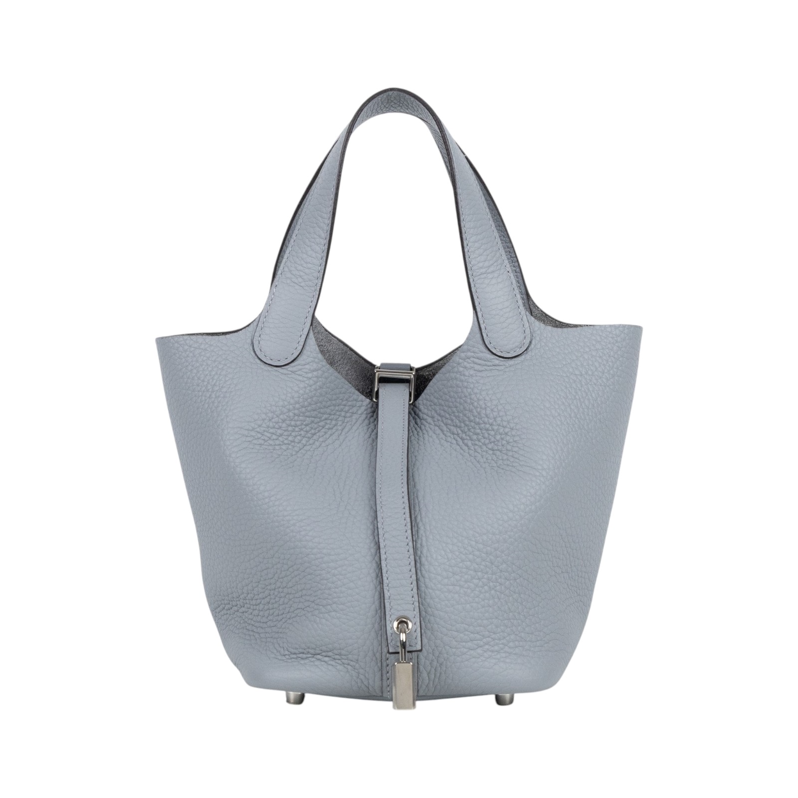 愛馬仕 Hermes Picotin Lock 18 菜籃子包 銀色五金 木偶灰 H056289CKP0 /K PU 002 NI  原廠盒子/防塵袋2/鎖組/購買證明