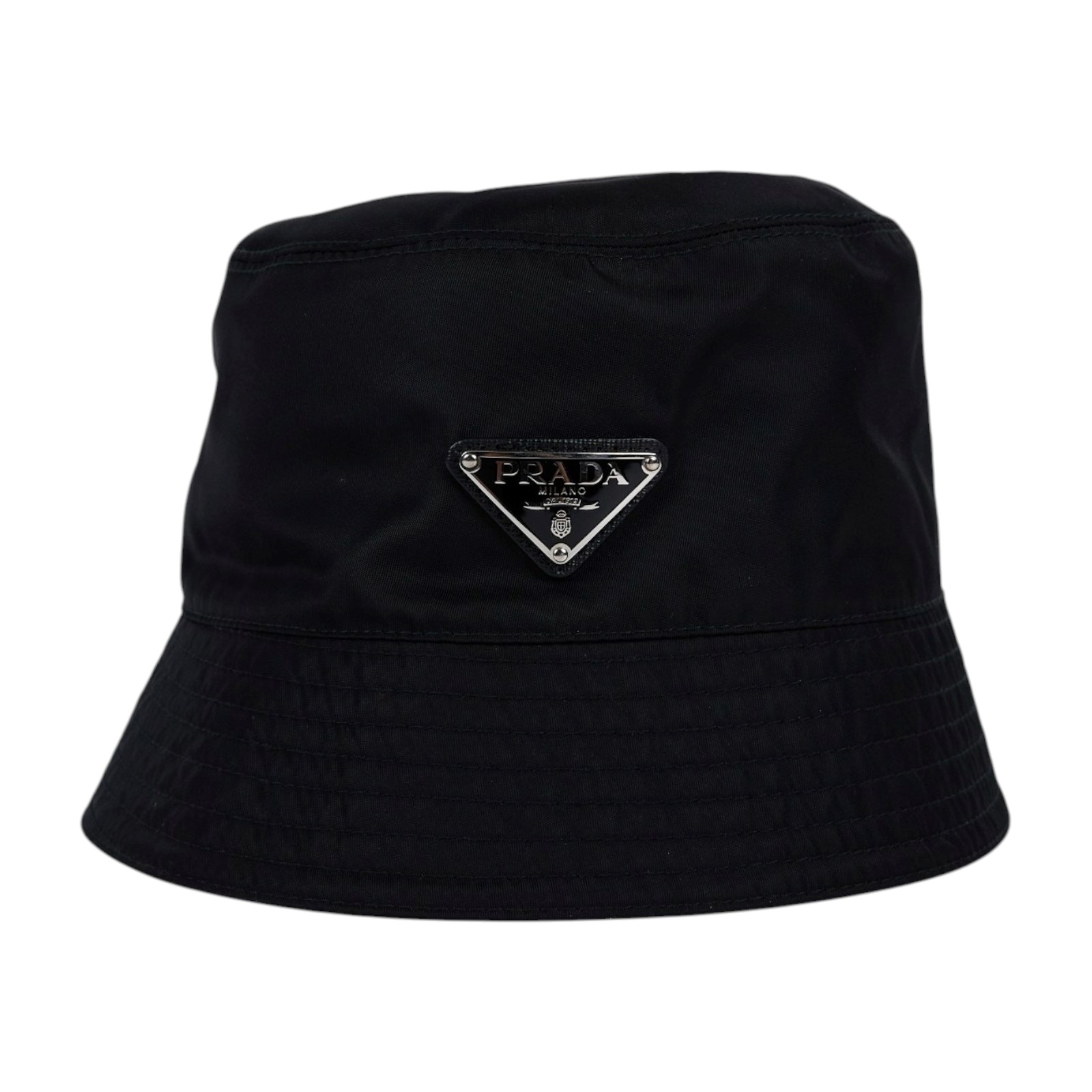 普拉達 PRADA Re-Nylon 漁夫帽 1HC137_2DMI_M 黑漁夫帽#M 無附屬品