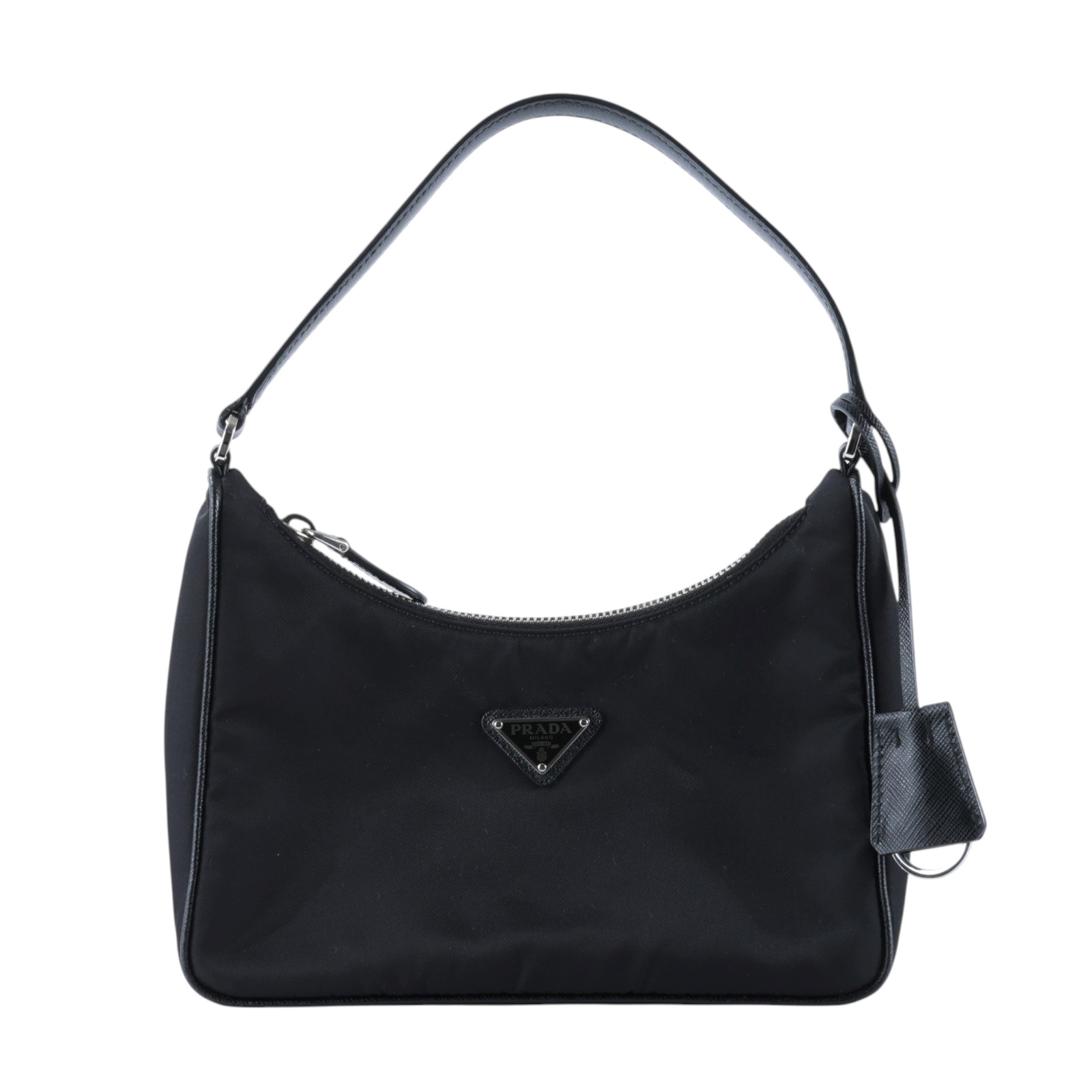 普拉達 PRADA Prada Re-Edition 環保尼龍 迷你袋 1NE204_R064 黑尼龍HOBO腋下包 防塵袋