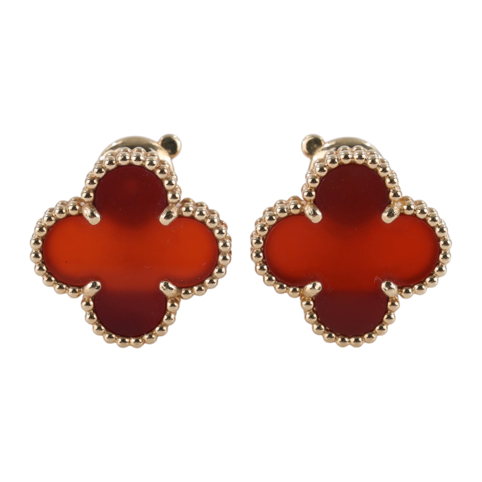 梵克雅寶 Van Cleef & Arpels Vintage Alhambra 耳環 VCARD40400  原廠盒子