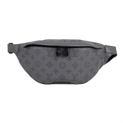 路易威登 LOUIS VUITTON Discovery 腰包 灰色 M46108 晶片款 灰壓紋DISCOVERY腰包 無附屬品
