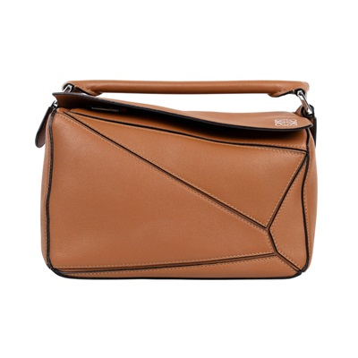 羅意威 LOEWE Small Puzzle bag 肩背 斜背包 A510P60X41 焦糖PUZZLE SMALL 背帶