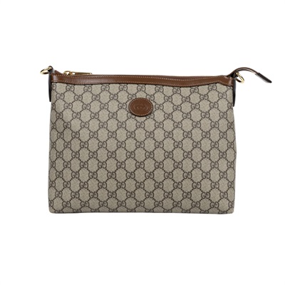 古馳 GUCCI Interlocking G 郵差袋 726833 92THG 棕GG斜背包 背帶2