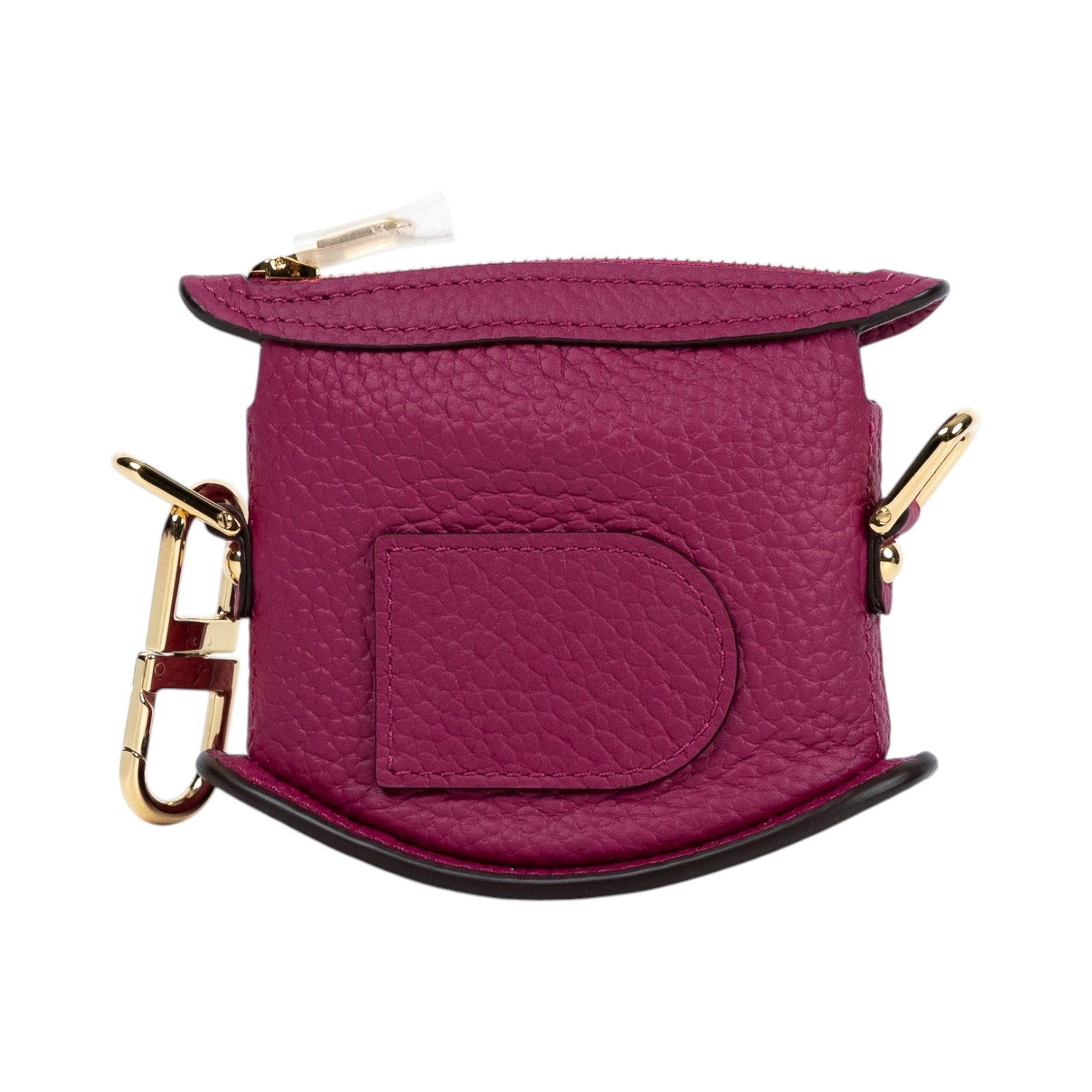 德爾沃 DELVAUX  Pin Swing 吊飾 AE0485AQY0021ZDD 粉紫Pin Swing 原廠盒子/防塵袋/背帶2/購買證明
