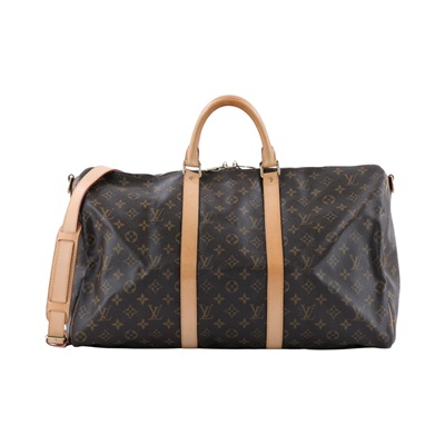 路易威登 LOUIS VUITTON Keepall Bandoulière 50 Monogram經典帆布 波士頓包  旅行袋 M41416  防塵袋/背帶/吊牌/鎖組