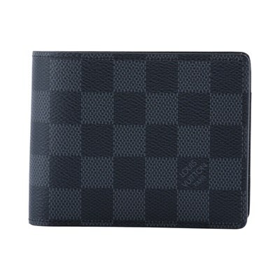 路易威登 LOUIS VUITTON Multiple 棋盤格 錢包 短夾 N62663 黑棋盤兩折短夾 原廠盒子/防塵袋(消磁)