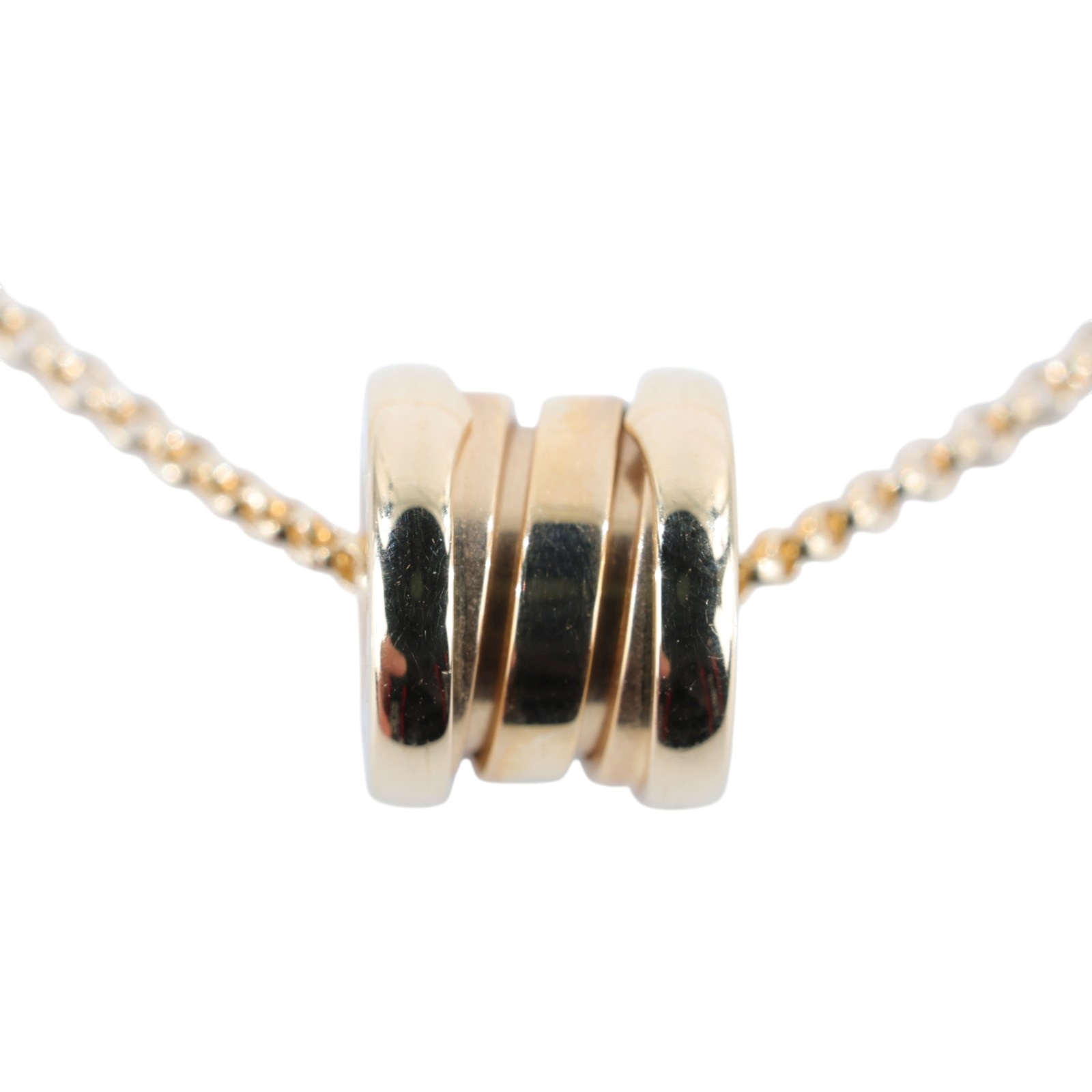 寶格麗 BVLGARI B.zero1 項鏈 359730 K18 YG B.zero 1 項鍊 原廠盒子/保證卡