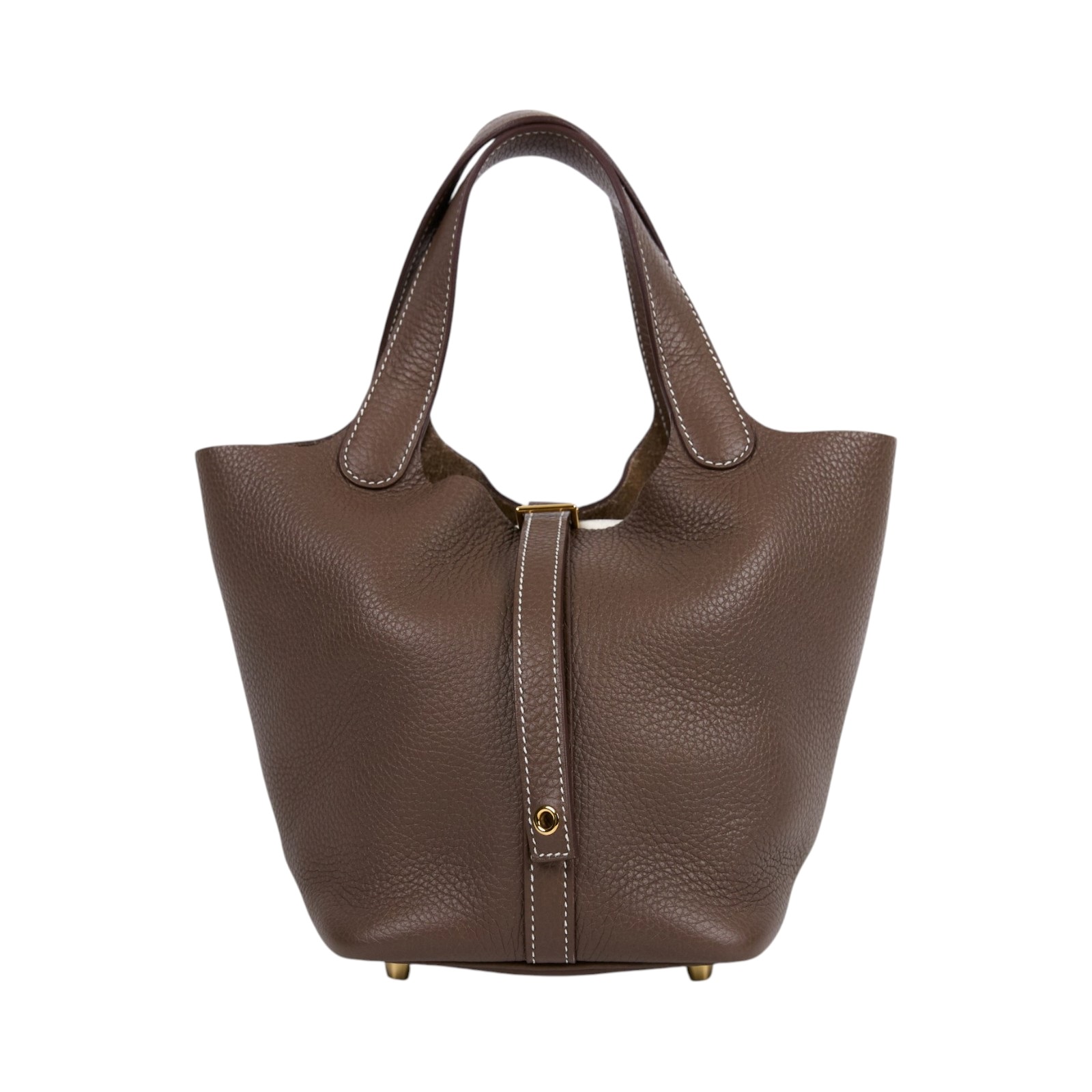 愛馬仕 Hermes Picotin Lock 18 菜籃子包 金色五金 大象灰 H056289CC18 /ZAM008UH  原廠盒子/防塵袋2/鎖組/購買證明