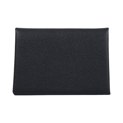 愛馬仕 Hermes Calvi Duo 卡包 CALD U UY 005TM U刻 黑Calvi duo 原廠盒子