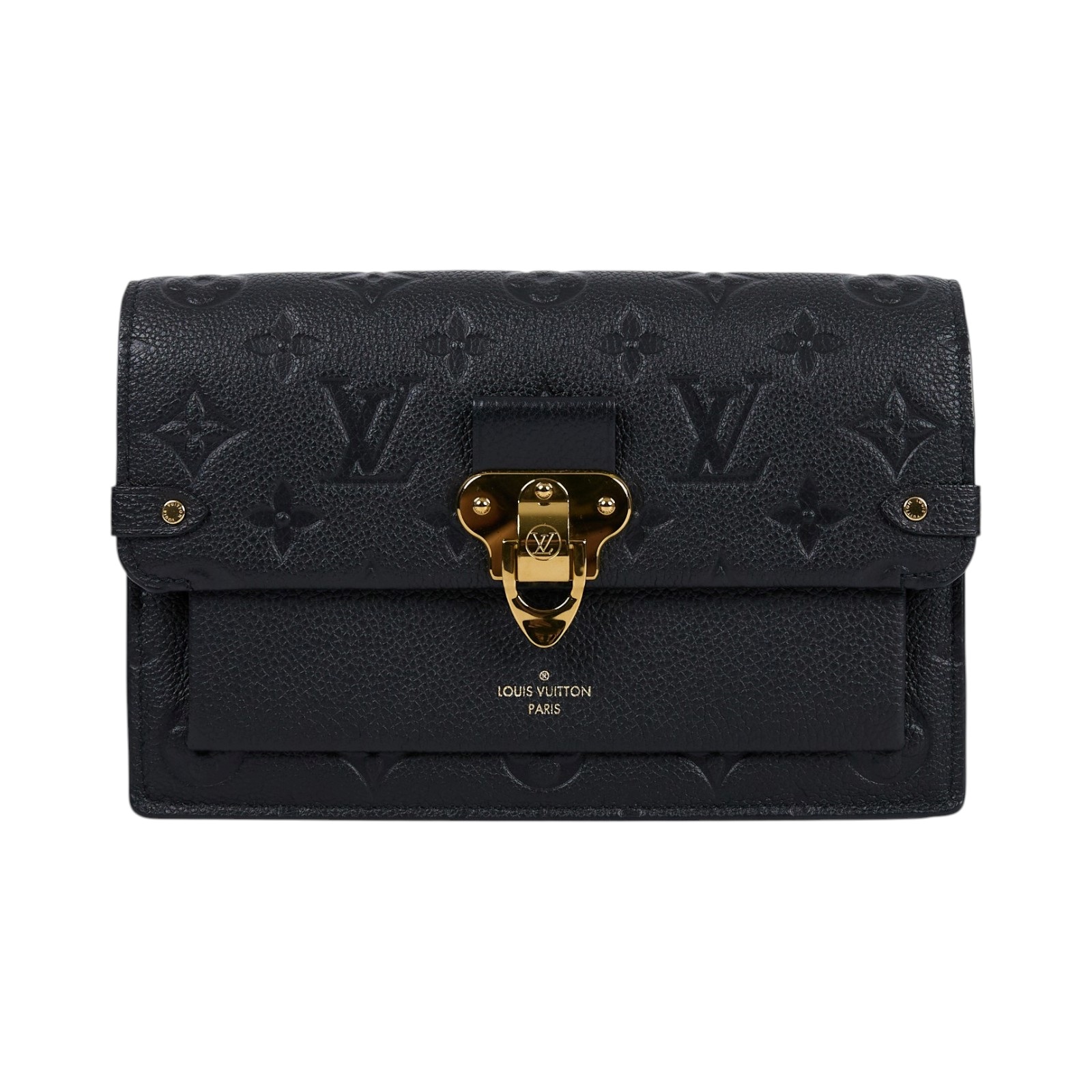 路易威登 LOUIS VUITTON Vavin 鏈帶錢包 M67839 晶片款 黑壓紋Vavin 鏈條包 背帶