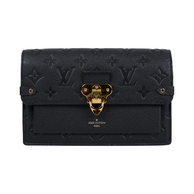 路易威登 LOUIS VUITTON Vavin 鏈帶錢包 M67839 晶片款 黑壓紋Vavin 鏈條包 背帶