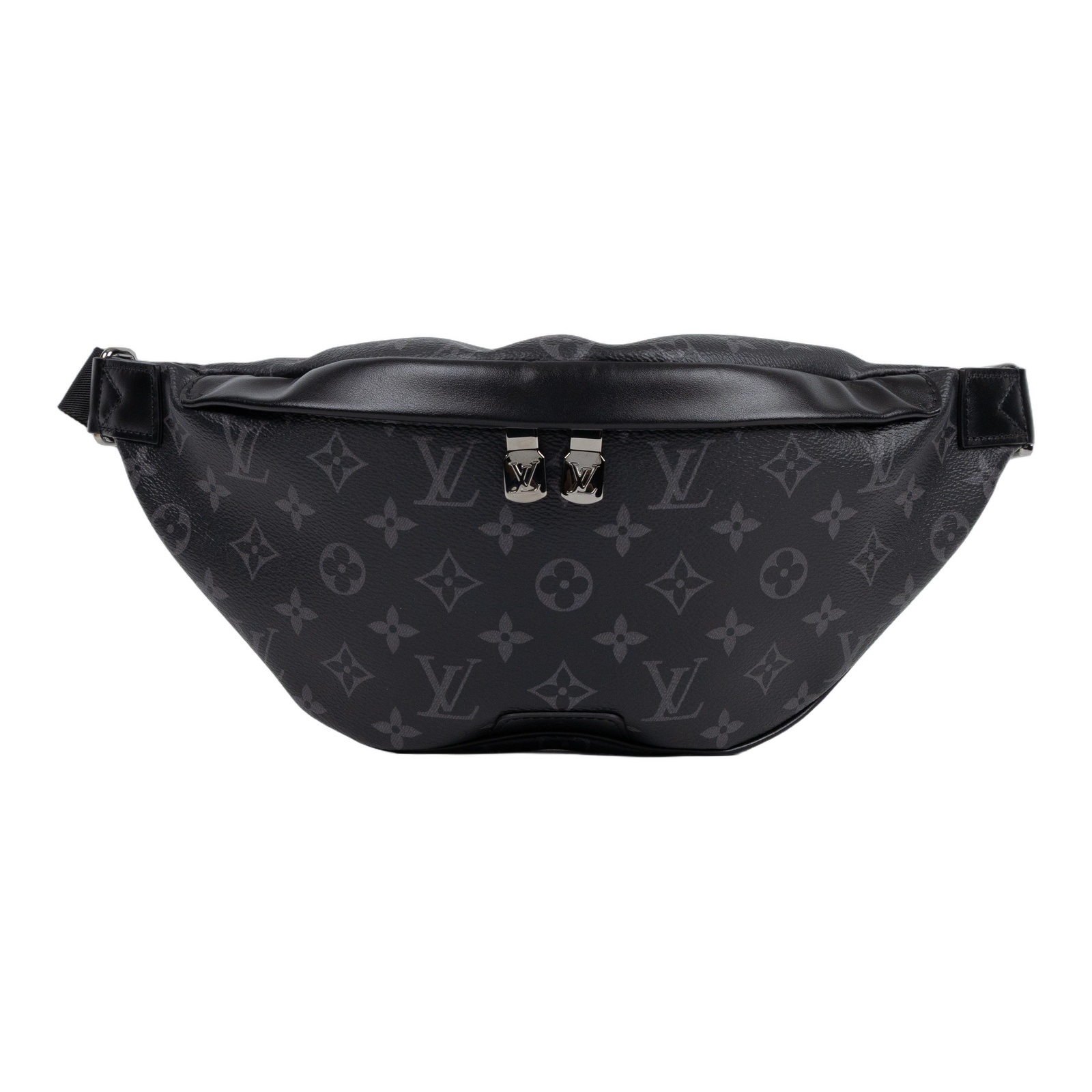 路易威登 LOUIS VUITTON Discovery PM 腰包 Eclipse 黑色 M46035 晶片款  原廠盒子/防塵袋/購買證明影本