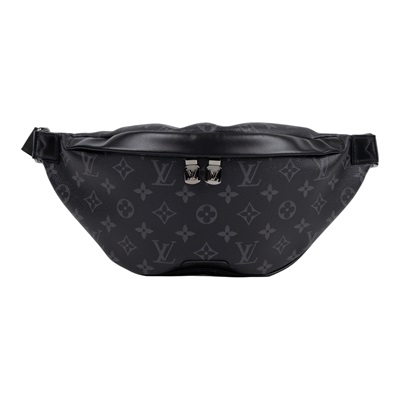 路易威登 LOUIS VUITTON Discovery PM 腰包 Eclipse 黑色 M46035 晶片款  原廠盒子/防塵袋/購買證明影本