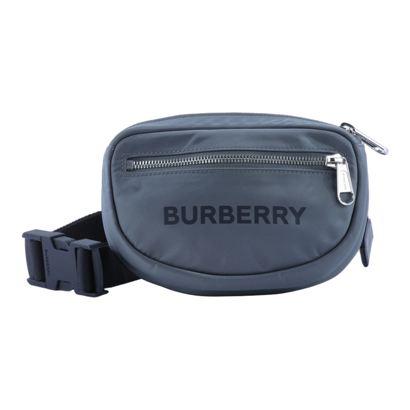 博柏利 BURBERRY 腰包 胸包 斜跨包 8052888 灰綠尼龍腰包 無附屬品