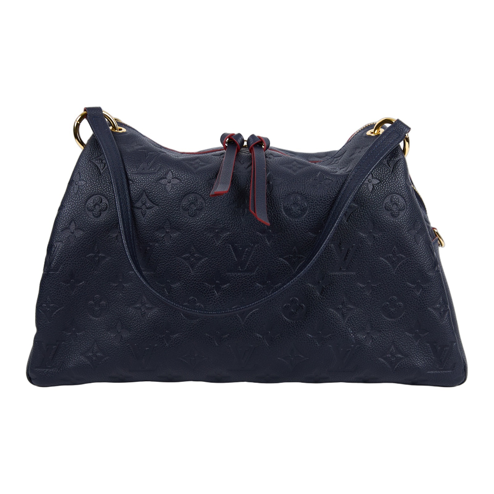 路易威登 LOUIS VUITTON Ponthieu PM 手提包 肩背包 斜背包 M43721 藍色原花牛皮壓紋Ponthieu PM 防塵袋/背帶