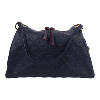 路易威登 LOUIS VUITTON Ponthieu PM 手提包 肩背包 斜背包 M43721 藍色原花牛皮壓紋Ponthieu PM 防塵袋/背帶