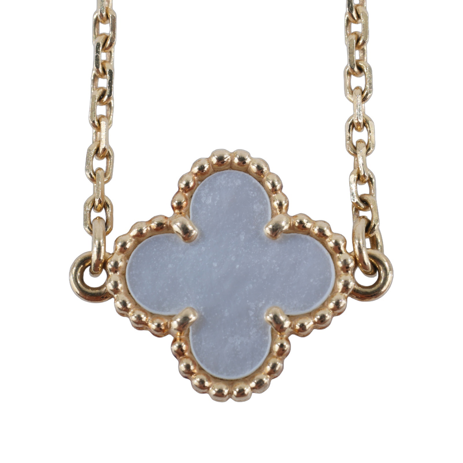 梵克雅寶 Van Cleef & Arpels Sweet Alhambra 手鍊 VCARF68800 白母貝Alhambra SWEET手鍊 無附屬品