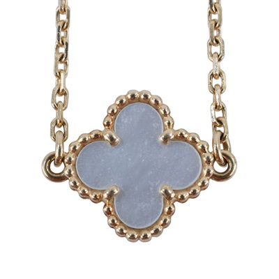 梵克雅寶 Van Cleef & Arpels Sweet Alhambra 手鍊 VCARF68800 白母貝Alhambra SWEET手鍊 無附屬品