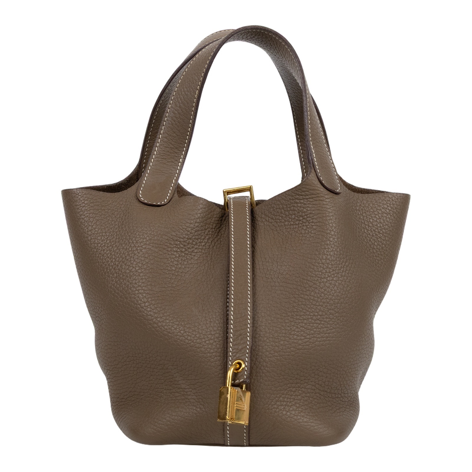 愛馬仕 Hermes Picotin Lock 18 菜籃子包 PT18 Y IT 012 AC Y刻 大象灰PICOTIN18 無附屬品