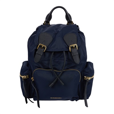 博柏利 BURBERRY The Rucksack 尼龍 後背包 40166241 藍尼龍後背包 防塵袋