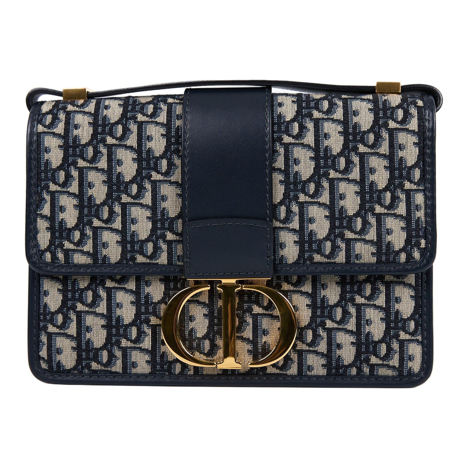 迪奧 CHRISTIAN DIOR 30 Montaigne 蒙田包 肩背包 斜背包 M9203UTZQ 藍緹花蒙田30 防塵袋/購買證明影本