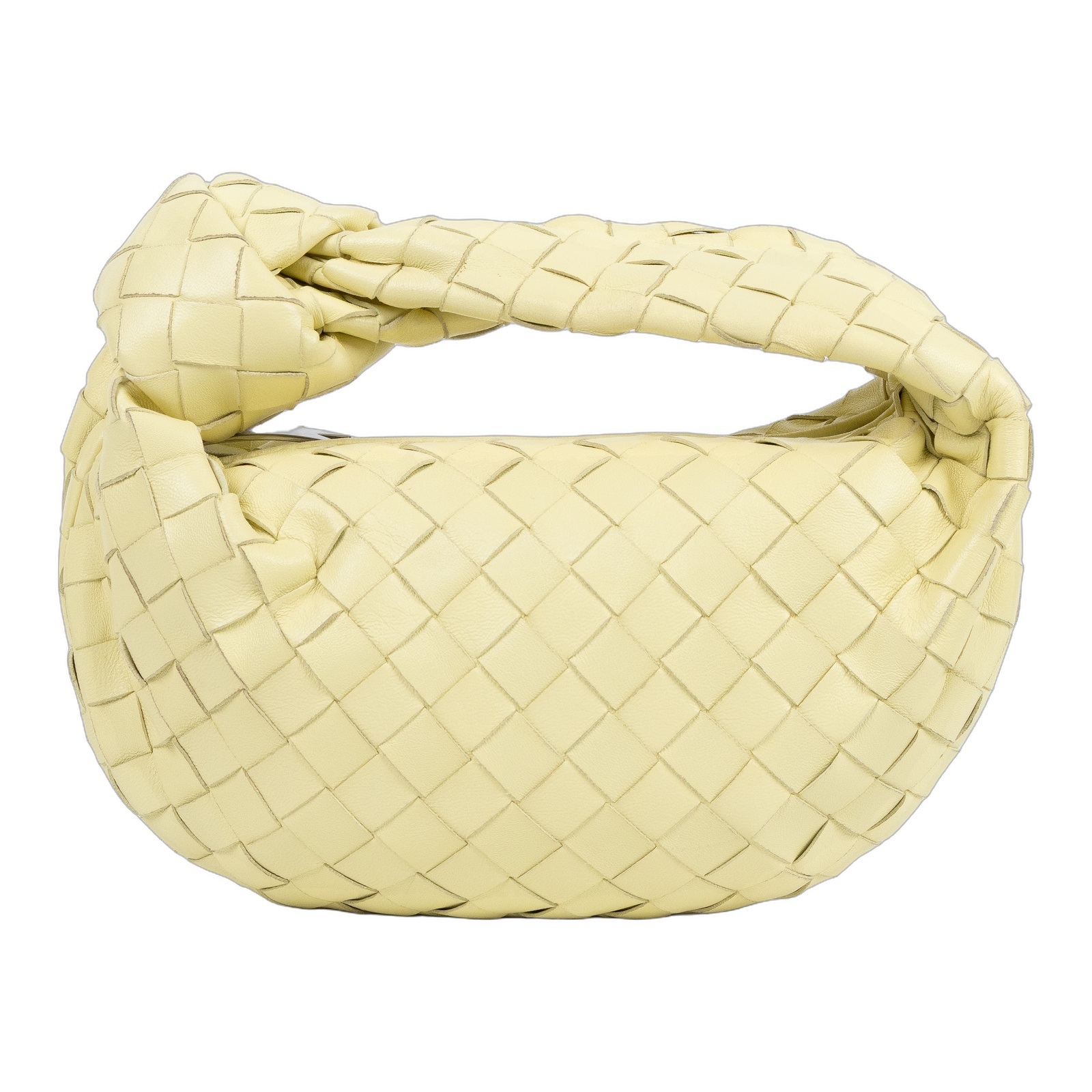 寶緹嘉 BOTTEGA VENETA Mini Jodie 手提包 651876VCPP5 黃編織MINI　JODIE 防塵袋