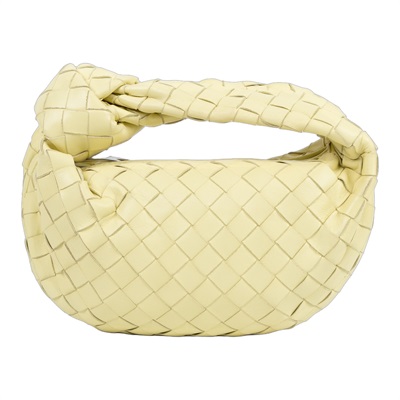 寶緹嘉 BOTTEGA VENETA Mini Jodie 手提包 651876VCPP5 黃編織MINI　JODIE 防塵袋