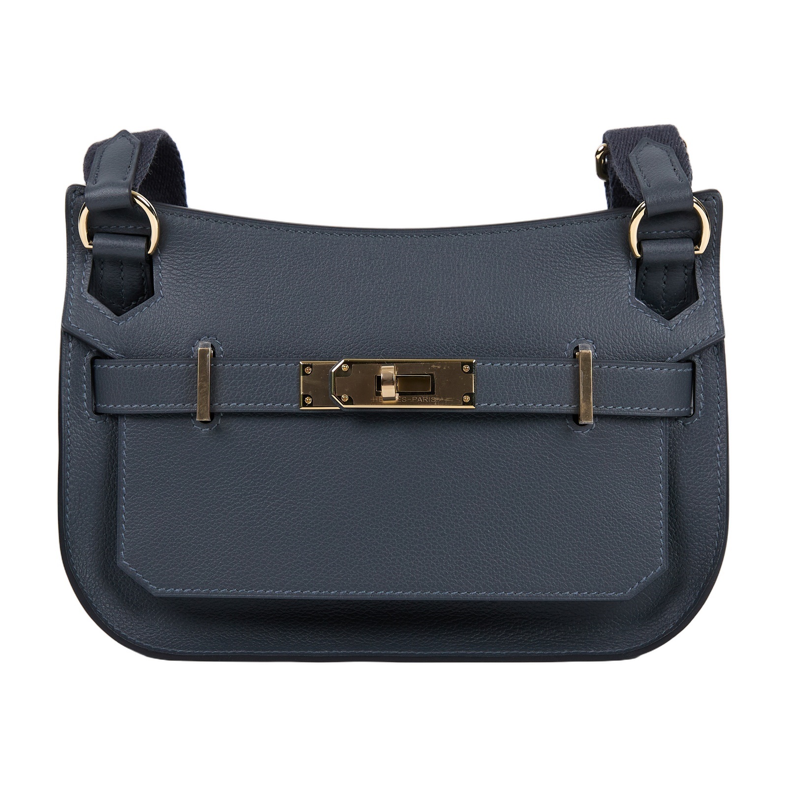 愛馬仕 Hermes Jypsiere 吉普賽包 Mini 霧霾灰色 金五金 H084047CPAT /WICC597  原廠盒子/防塵袋