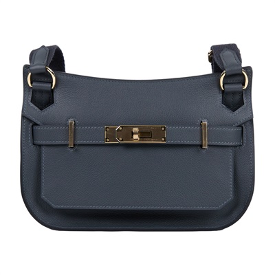 愛馬仕 Hermes Jypsiere 吉普賽包 Mini 霧霾灰色 金五金 H084047CPAT /WICC597  原廠盒子/防塵袋